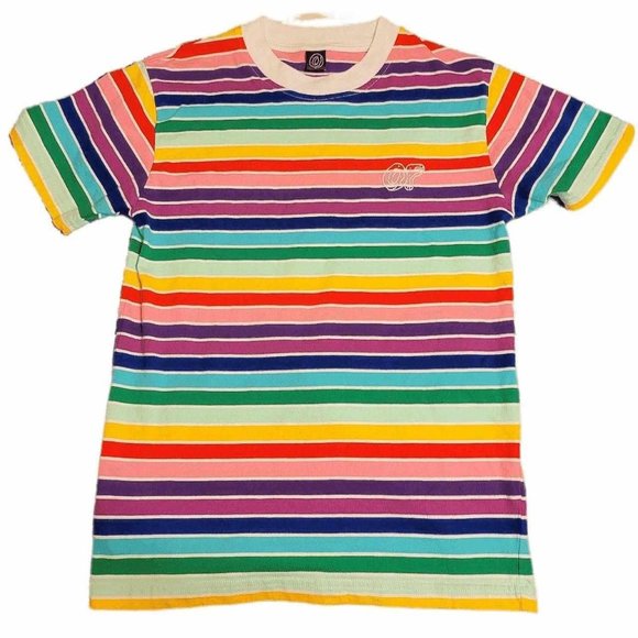 Odd Future Rainbow Striped Shirt - Picture 1 of 4